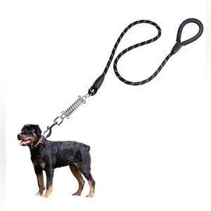 Dog Leash with Comfortable Padded Silicone Handle for Medium